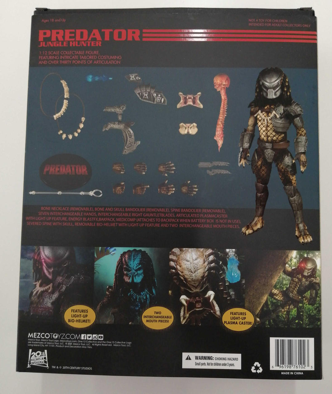 メズコ•トイズ／ONE∶12 プレデター／ジャングルハンター【中古開封品】 ワン12コレクティブ/ PREDATOR: ジャングルハンター・プレデター