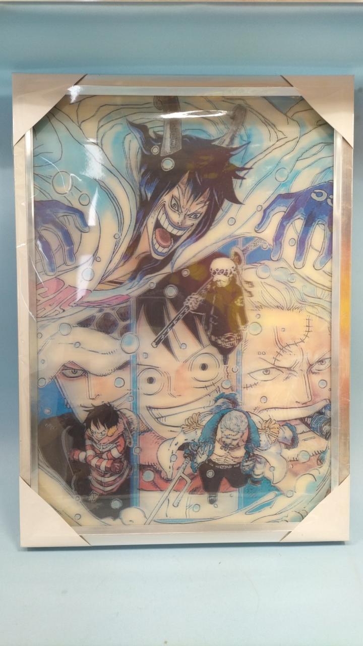 大迫力＆ハイクオリティな『ONE PIECE』カラーイラストの額装高