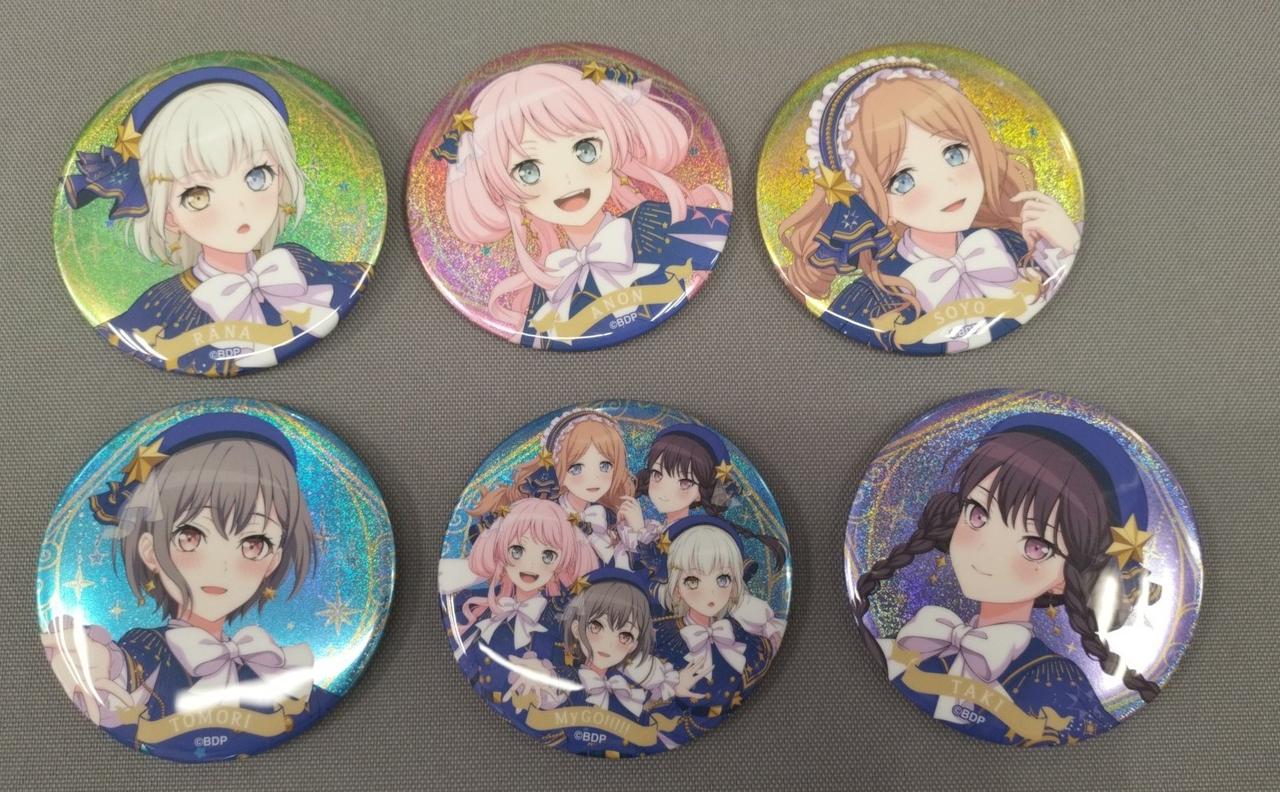 BANGDREAM！トレーディングビッグホロ缶バッジ
