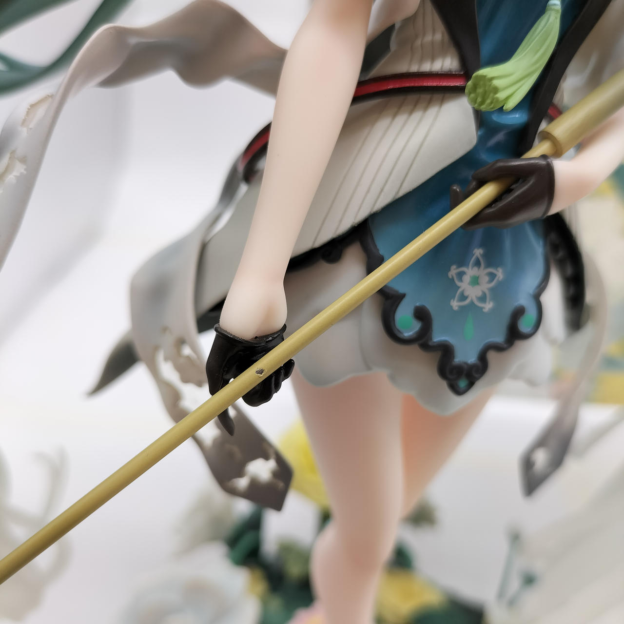 柄にキズあり