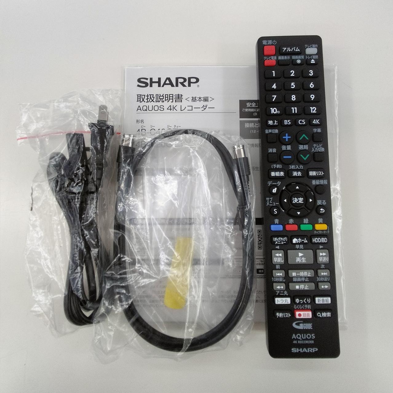シャープ(SHARP)|4Kレコーダー|HARDOFFオフモール（オフモ