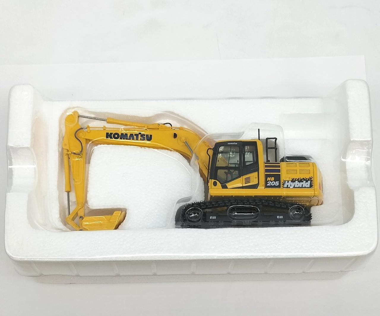 ミニカー 1/50 コマツ HB205-2 限定版 ホワイト ハンマー付き ミニカー 1/50 コマツ HB205-2 限定版 ホワイト ハンマー付き