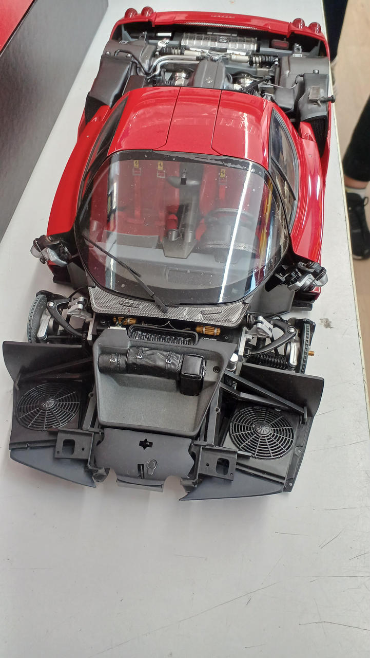 【希少】エンツォ・フェラーリボディ＋タミヤTT-01 OP多数 送料無料 1/10 タミヤ エンツォ フェラーリ ラジコン車体 TAMIYA