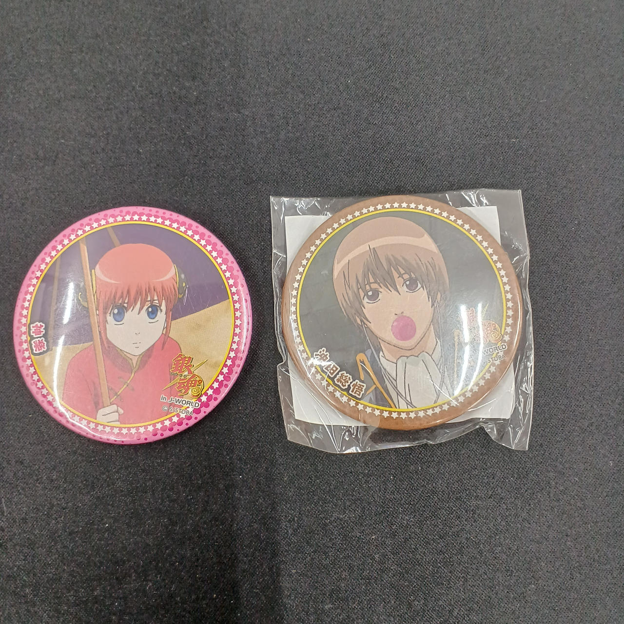 銀魂 缶バッジ Jワールド