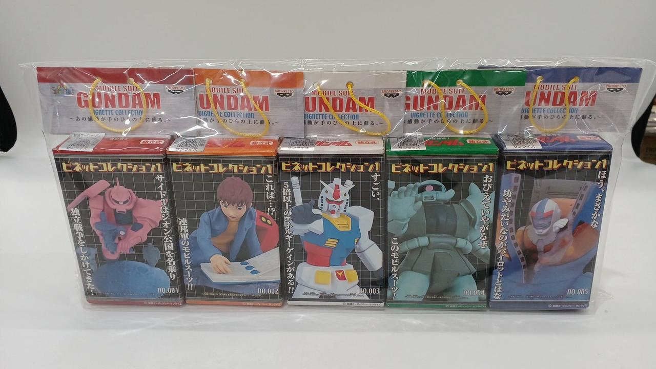 【新品・未開封・レア】ガンダム ビネットコレクション フィギュアセット バンプレスト|ガンダム ビネットコレクション1|HARDOFFオフモール