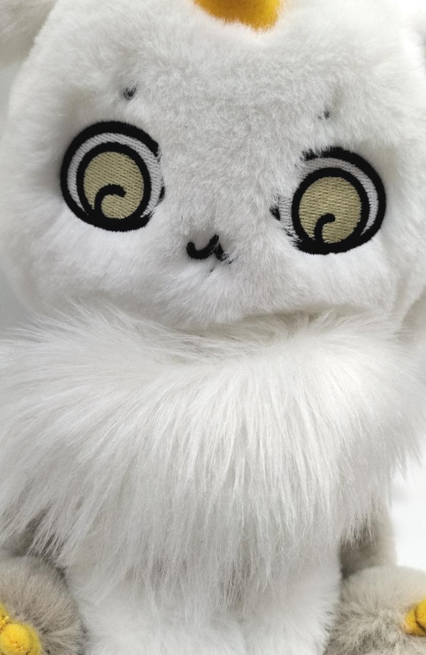 毛足の長いところに汚れが入り込んでいます