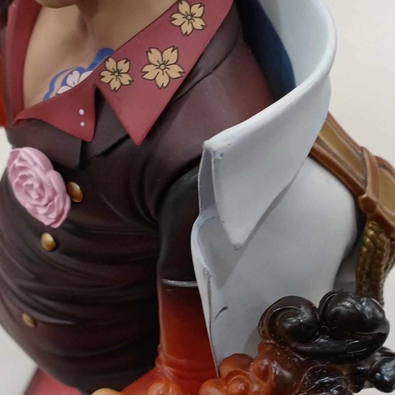 襟に塗装剥げあり