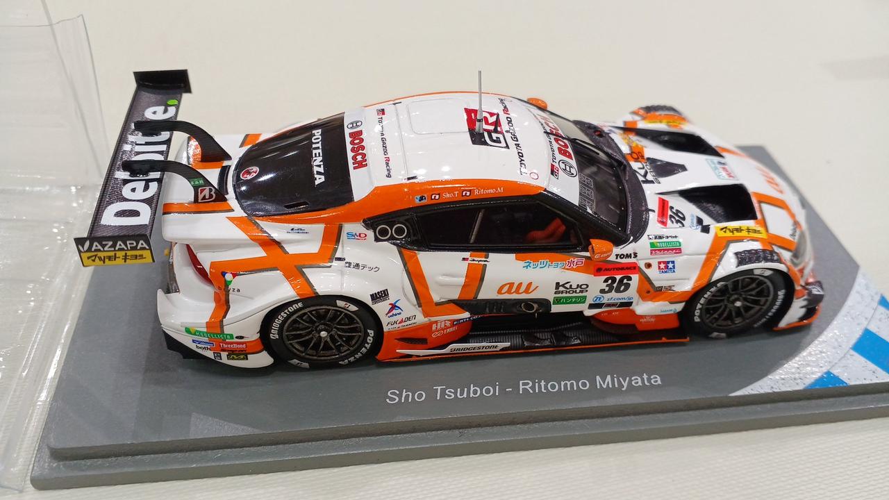ミニカー au TOM's GR Supra 36 トムス特注【2022年 GT第2戦 富士仕様】36号車 au TOM'S GR SUPRA