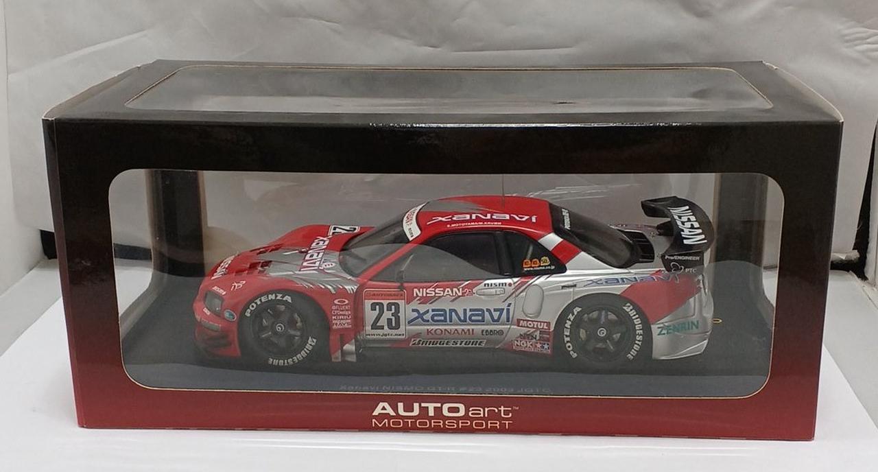 幻 XANAVI NISMO GT-R 2003東京オートサロン限定700pcs Xanavi Nismo GT-R 2003 Model Car 1/18 Autoart Tokyo Auto