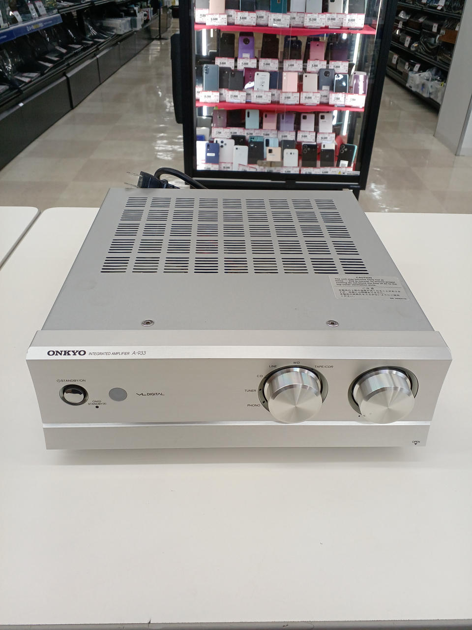 s*o様 ONKYO プリメインアンプ Amazon.co.jp: ONKYO プリメインアンプ 90W+90W(4Ω) A-5VL(S