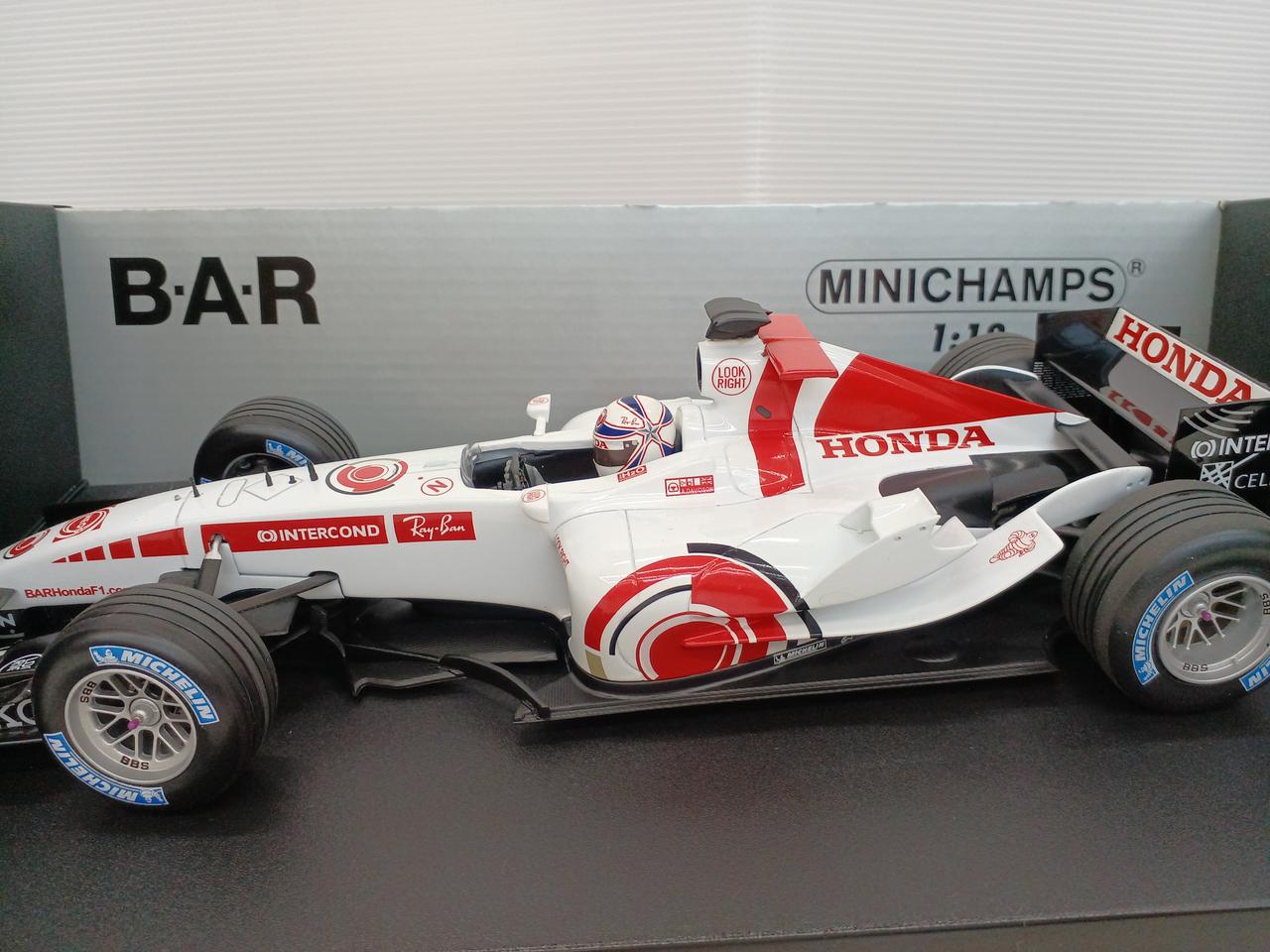 MINICHAMPS HONDA 1:18 ミニカー ドライバー人形付き ミニチャンプス(MINICHAMPS)|1/18スケール車|HARDOFFオフモール