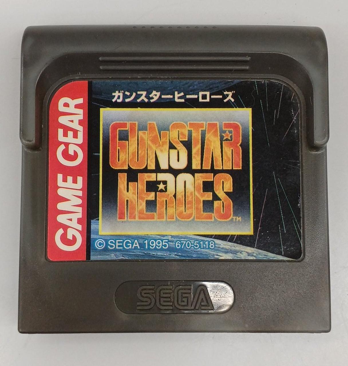 ゲームギアソフト　ガンスターヒーローズ Game Gear ガンスターヒーローズ / Gunstar Heroes - Full Game