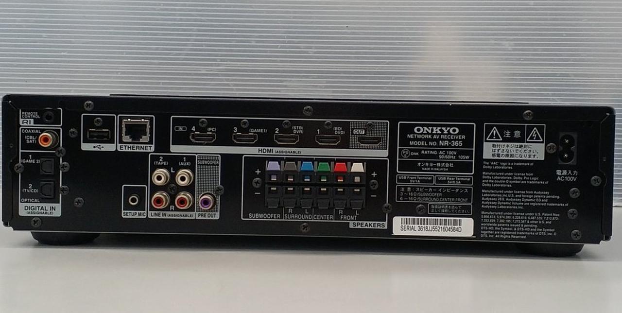 オンキョー ONKYO NR-365 AVアンプ 楽天市場】onkyo avアンプ nr－365の通販