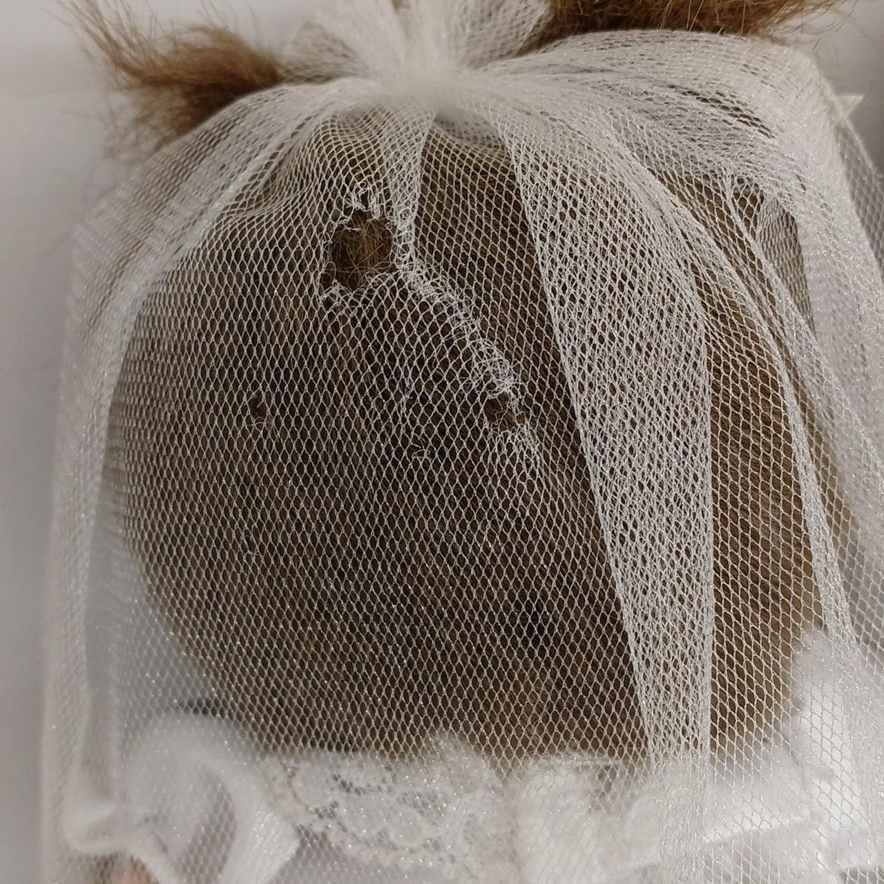 ベールの部分に穴有り