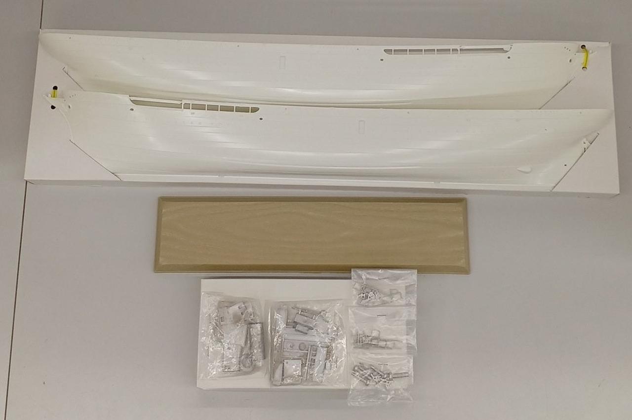 船体部分に汚れ有り