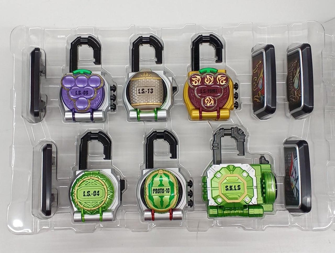 CSM ロックシード 呉島セット THE 鎧武祭り｜仮面ライダーおもちゃウェブ｜