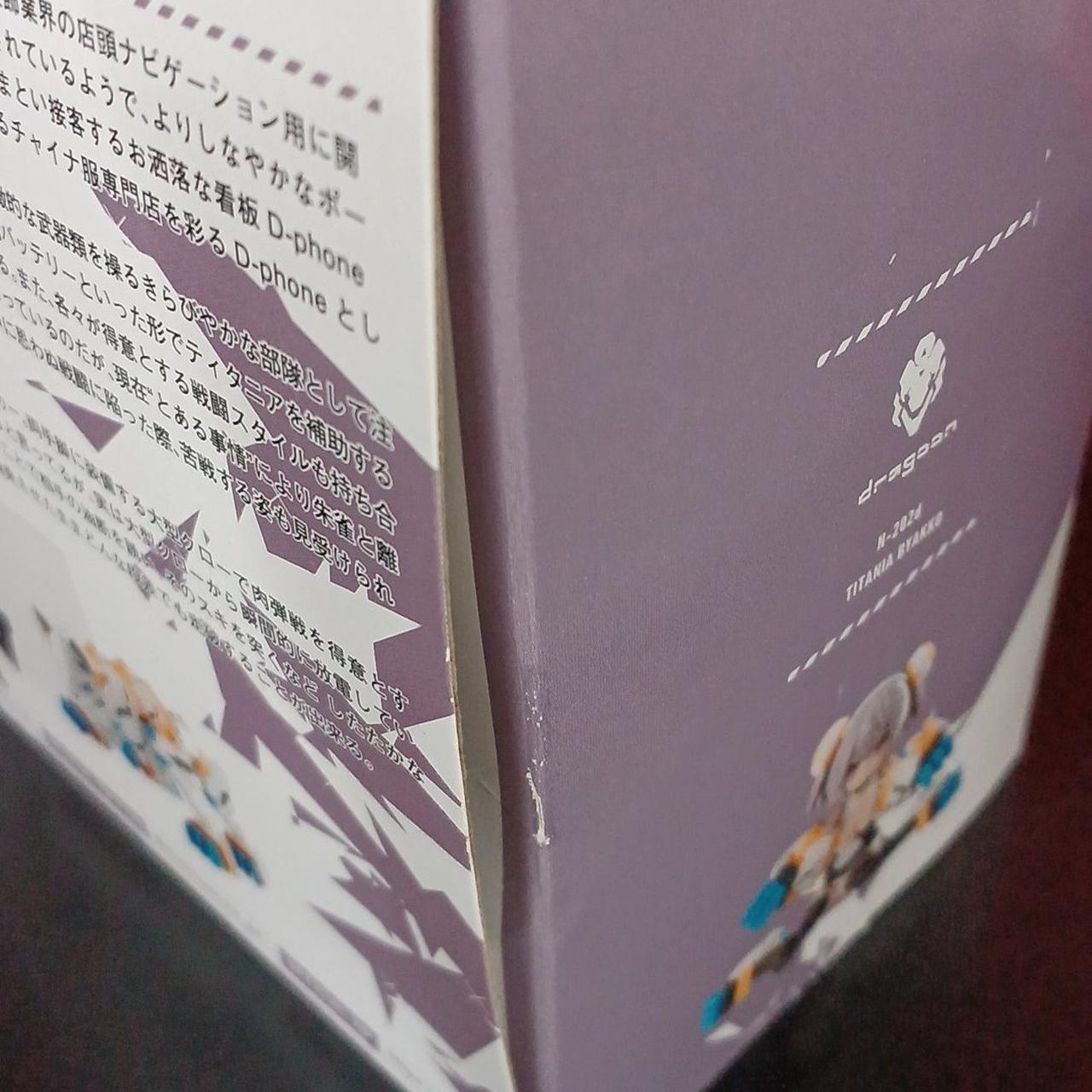 箱に傷みあり