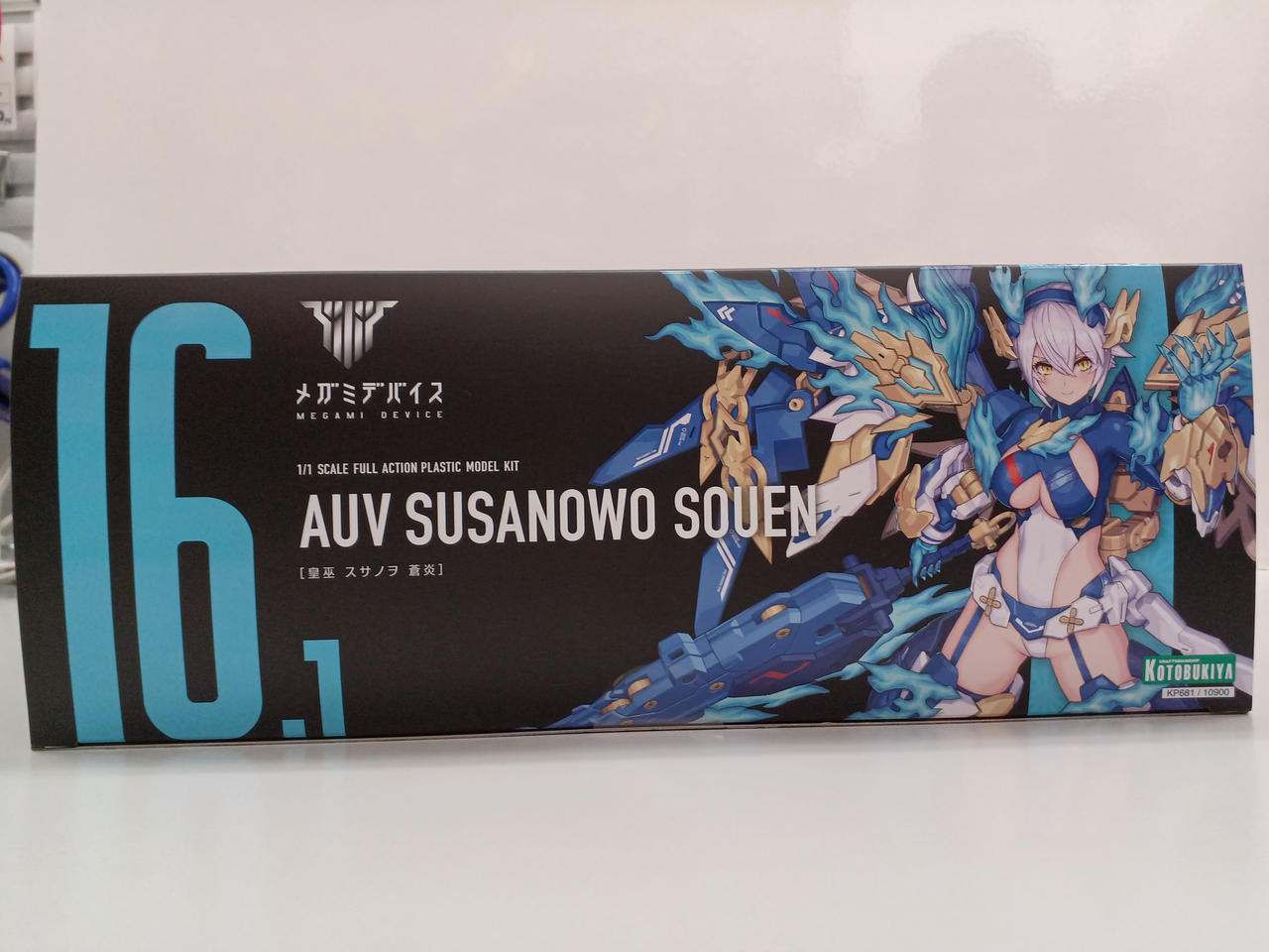 メガミデバイス 皇巫 スサノヲ 蒼炎【新品・未開封】 限定特典付き】皇巫 スサノヲ 蒼炎｜コトブキヤオンラインショップ