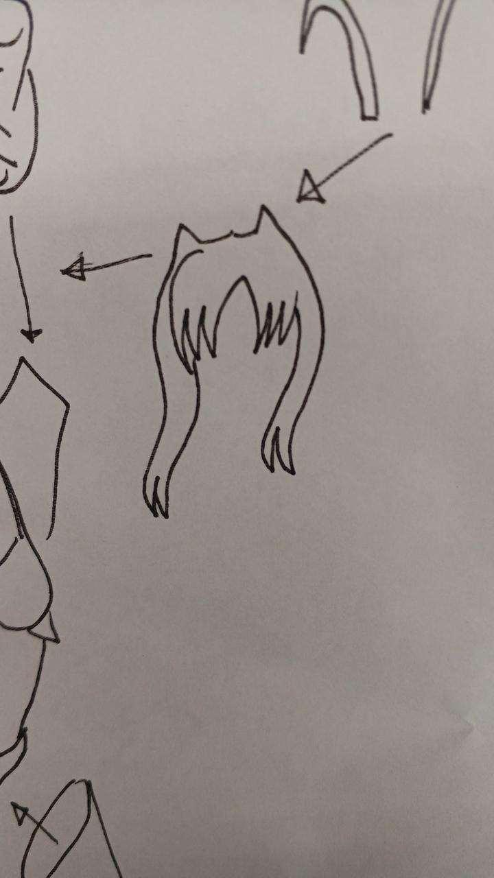 前髪パーツなし