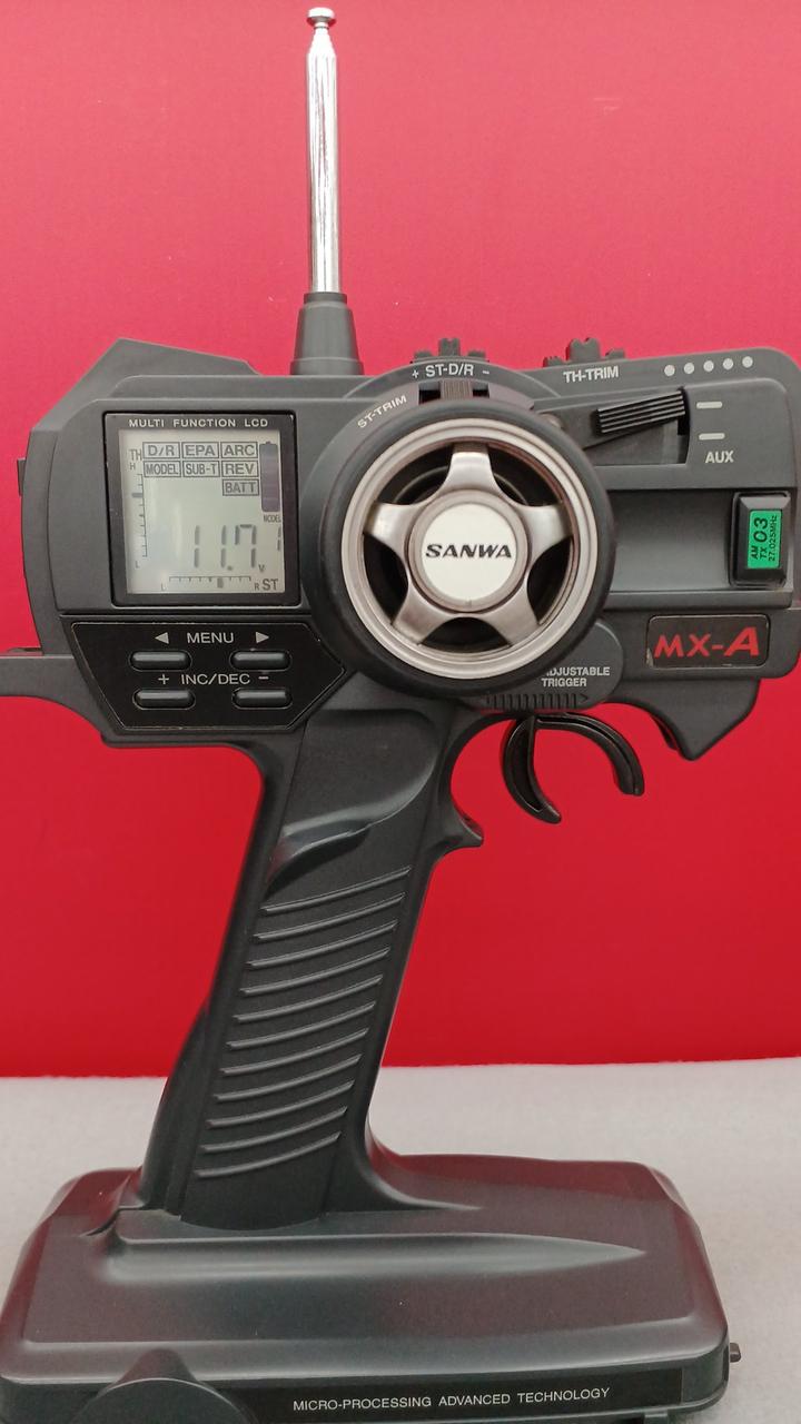 送信機の電源は入りました