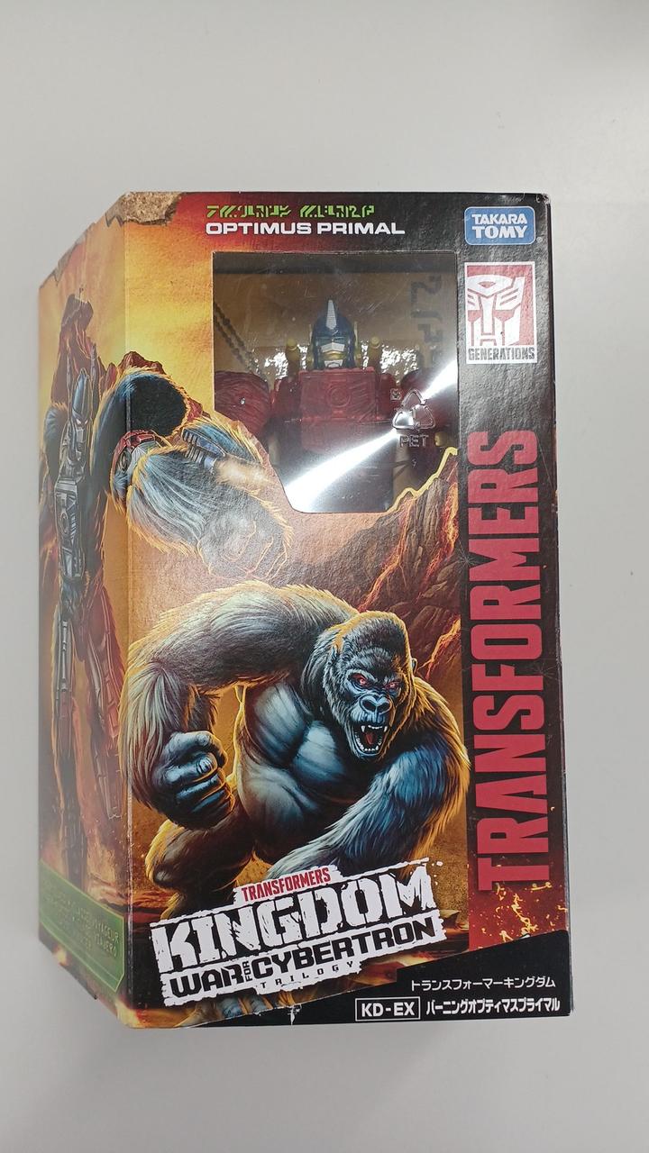 【未開封品！】トランスフォーマー KD-EX バーニングオプティマスプライマル レビュー：TFジェネレーションズ キングダム KE-EX バーニング