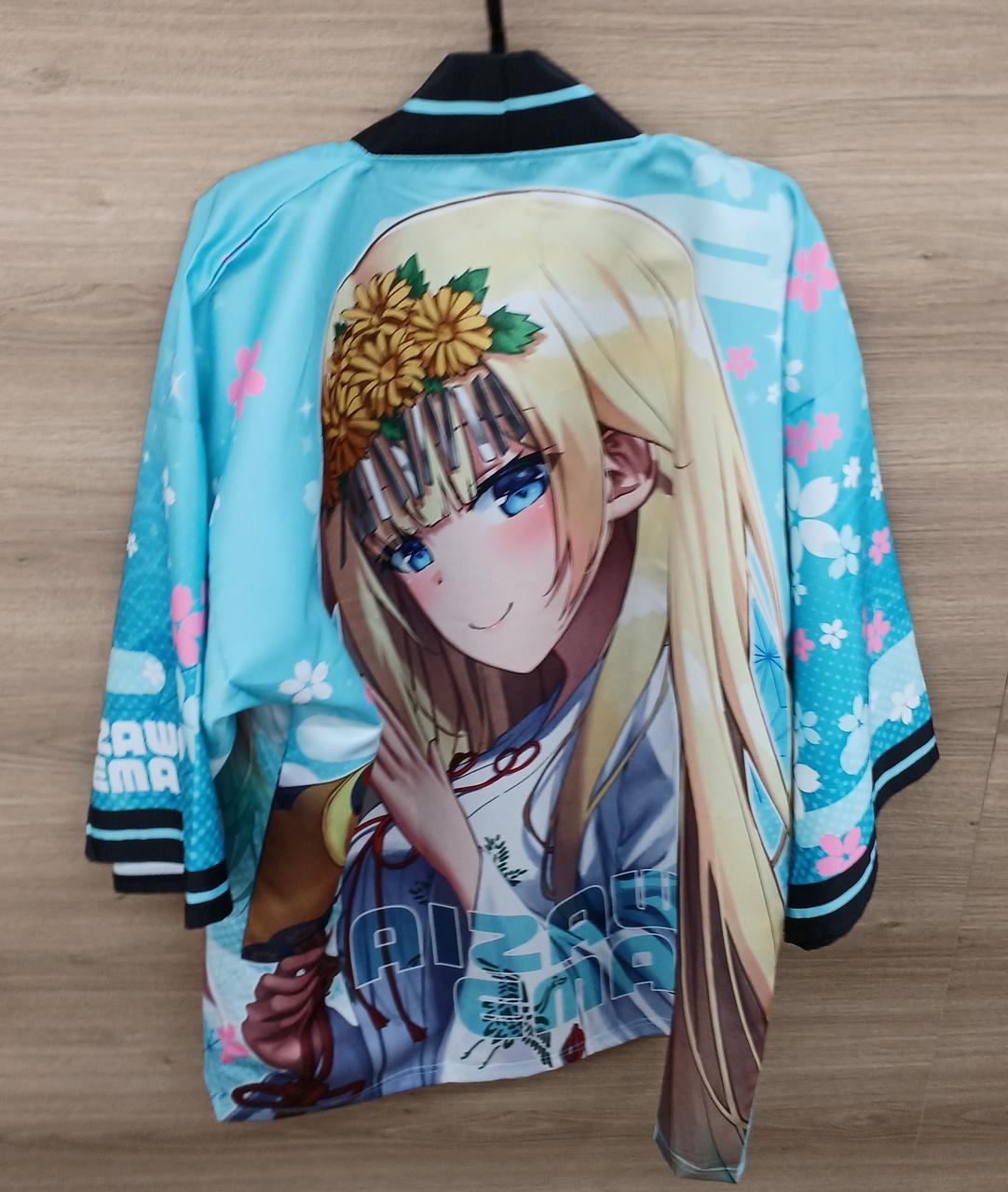 衣類　藍沢エマ(巫女) 法被 ブルー フリーサイズ 「バーチャルYouTuber ぶいすぽっ!×神田明神納涼祭り」 駿河屋 -<中古>藍沢エマ(巫女) 法被 ブルー フリーサイズ