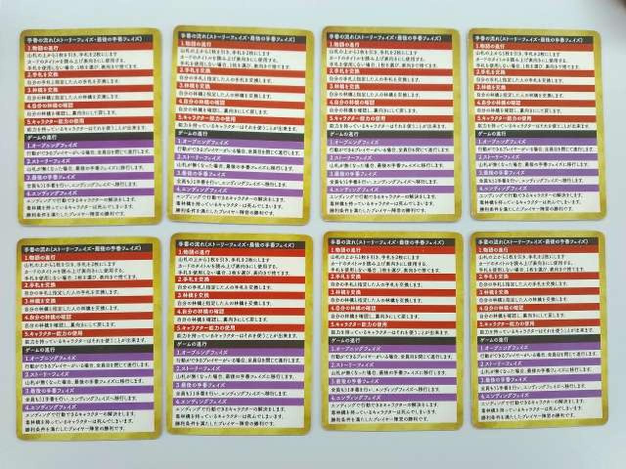 サマリーカード 裏面