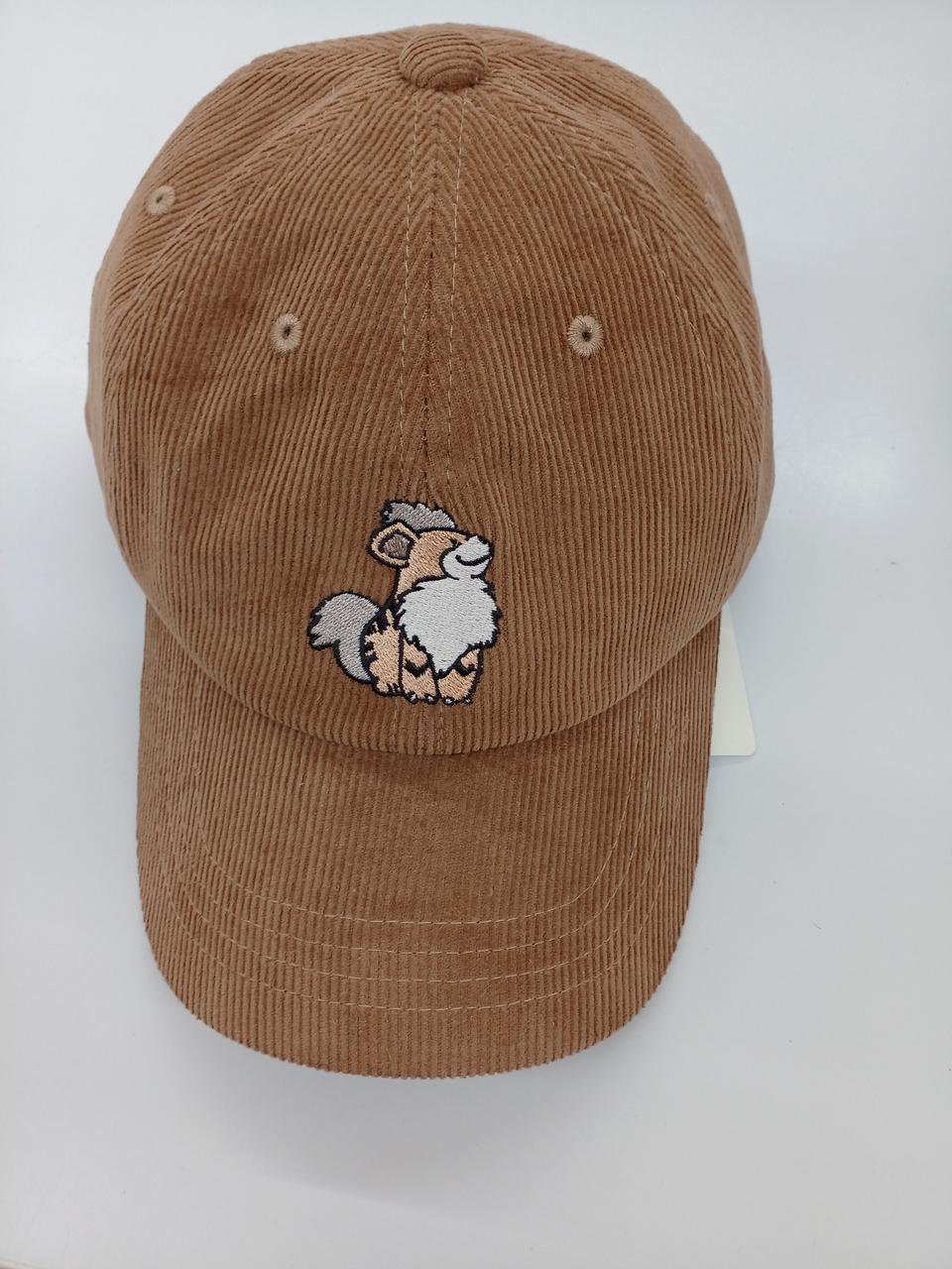 コーデュロイキャップ