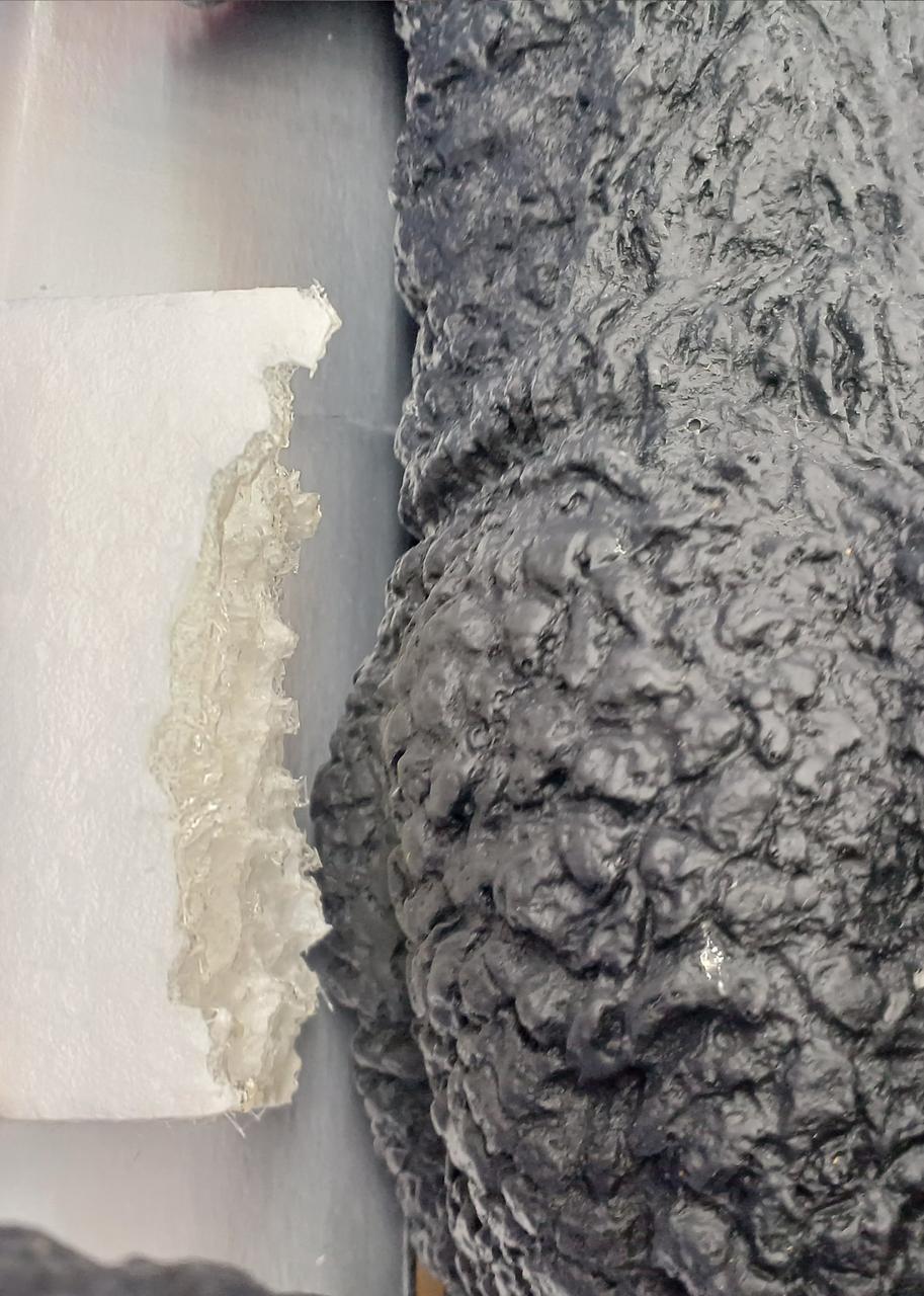 ※一部発泡スチロールが癒着していました