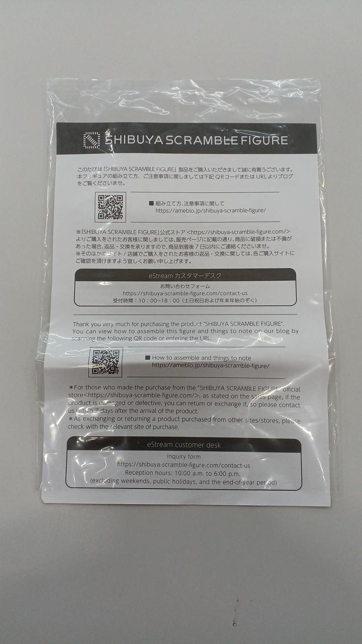 取り扱い説明書あり