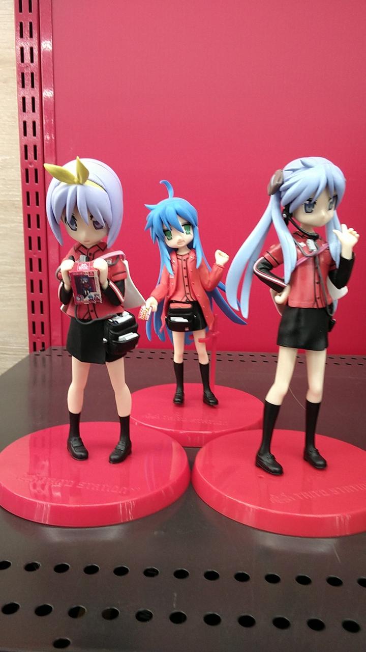 らき☆すたフィギュア 3体セット