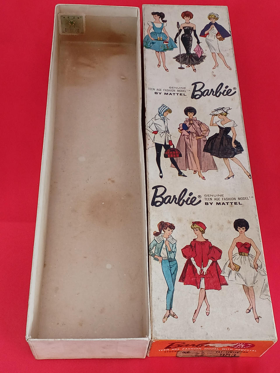 【レア】64年ヴィンテージ マテル社 バービー 手巻き 稼働品 マテル社（日本製） ヴィンテージ バービー＃1バービー