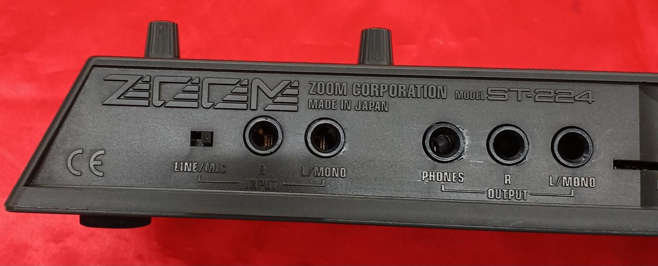 希少】【美品】zoom st-224 使用期間2週間！ 希少】【美品】zoom st