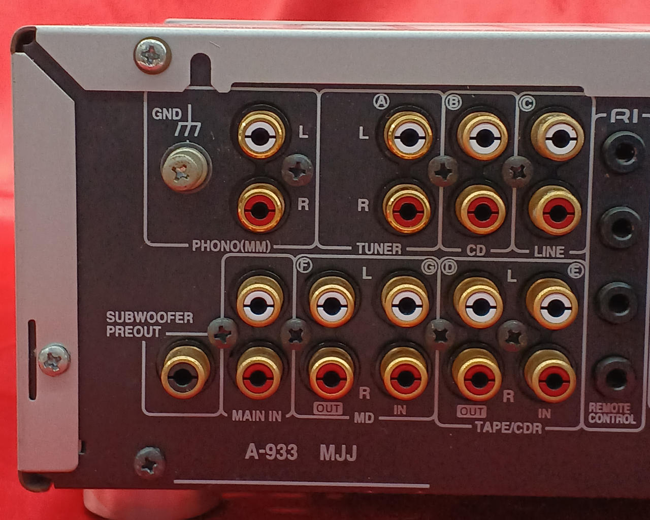 ONKYO A-933 プリメインアンプ リモコン取説付き ONKYO A-933 プリメインアンプ リモコン取説付き ONKYO A-933