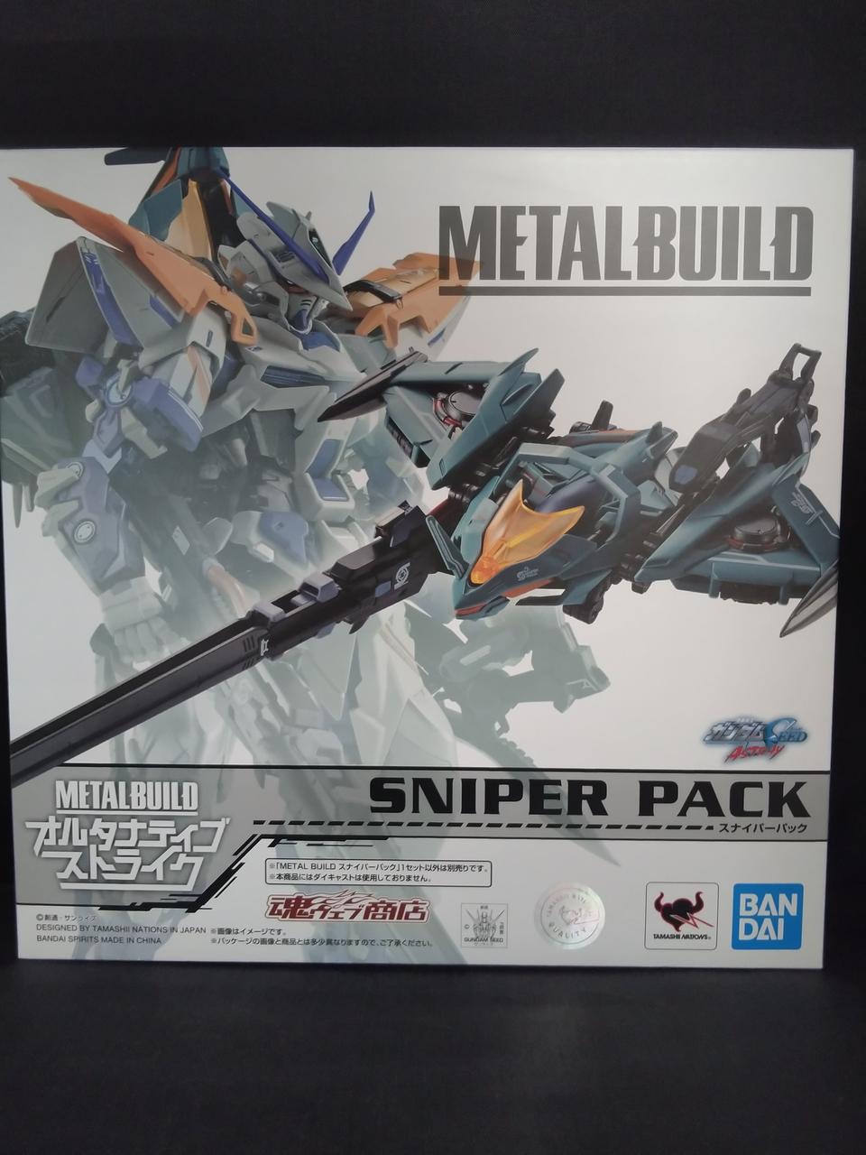 BANDAI - ▽▽バンダイ L BUILD オルタナティブストライク スナイパーパック METAL BUILD SNIPER PACK | GUNDAM | PREMIUM BANDAI USA Online