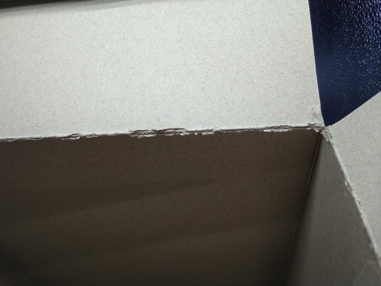 開封口の劣化あり