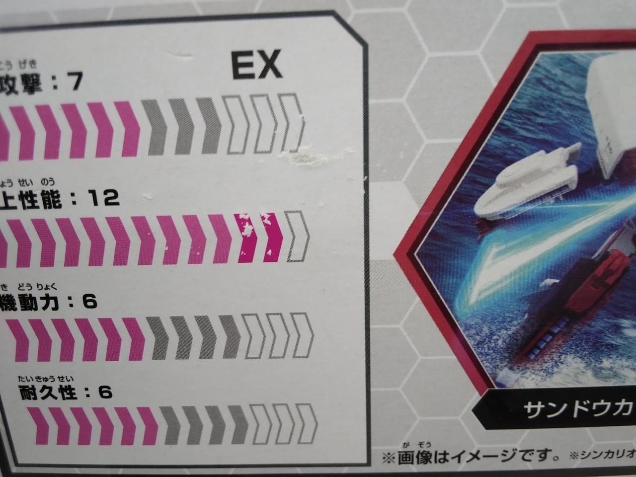 パッケージの剥げあり