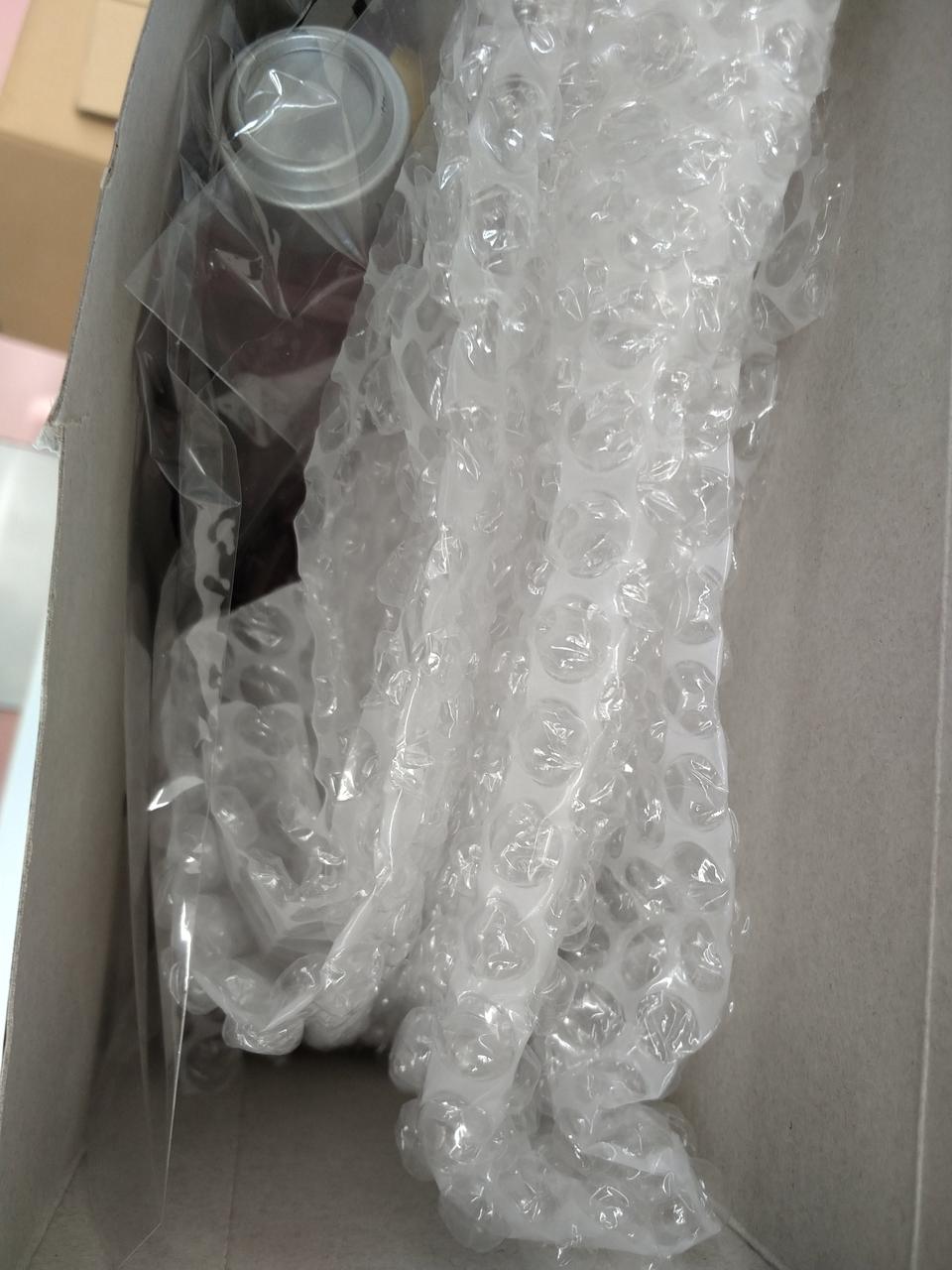 なるべく動かないように袋に入れています