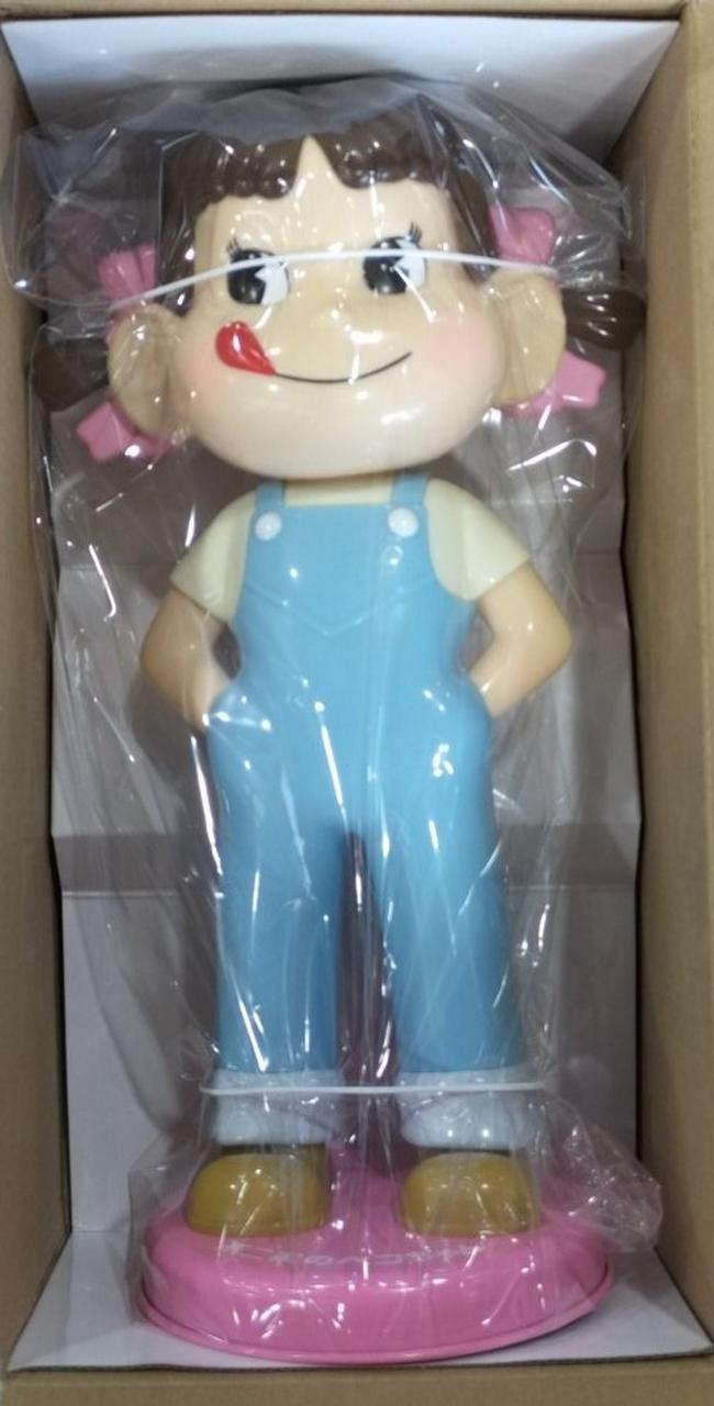 非売品　不二家 ペコちゃん首振り人形 スカイブルー 128-PK01 懸賞 非売品 不二家 ペコちゃん首振り人形 スカイブルー 128-PK01