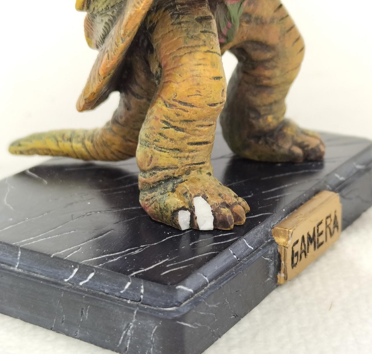 右足の爪が欠けています