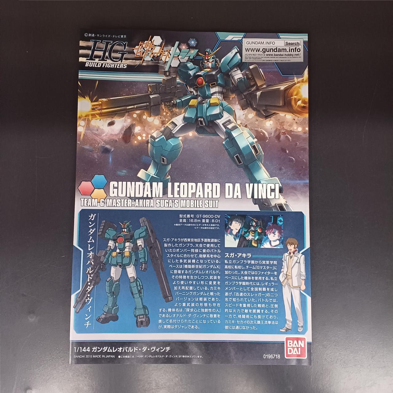 BANDAI|ガンダムレオパルド・ダ・ヴィンチ|【ハードオフ公式通販】オフ