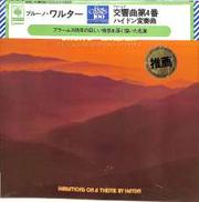 ブラームス　交響曲第４番　ワルター|CBSソニー