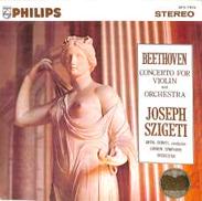 ベートーヴェン　ヴァイオリン協奏曲　シゲティ|日本ビクター(フィリップス)