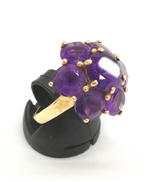 紫石付きK18リング|#15