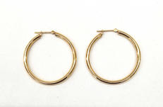 K18フープピアス|K18