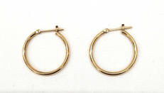 K18フープピアス|K18
