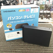 外付けHDD　2TB|I・O DATA