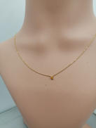 K18石付きネックレス|K18