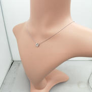 ホースシュダンシングストーンネックレス|K10WG