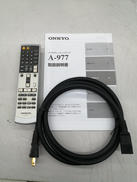 A-977 プリメインアンプ 付属品|ONKYO